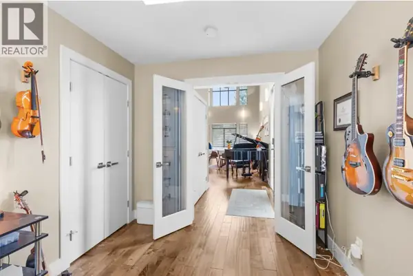 570 Sarsons Road Unit 19 interior hallway with French doors and hardwood floors