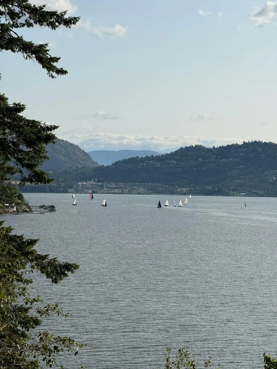 Sailboats on Okanagan Lake